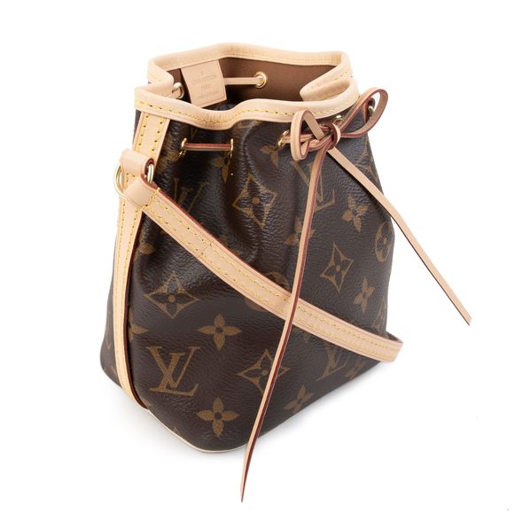 Brown Monogram Canvas Nano NoeDrawstring - Picture 6 of 8